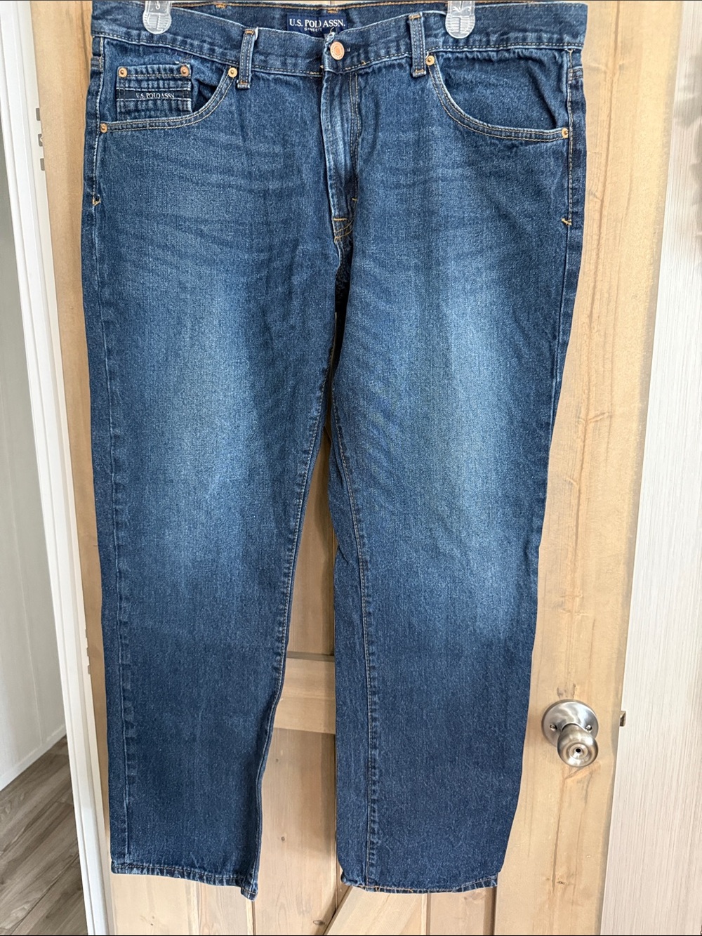 U.S. Polo Assn. Men's Straight Leg Jeans - Dark Blue Wash